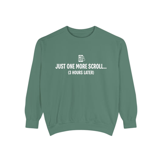 Just One More Scroll Crewneck