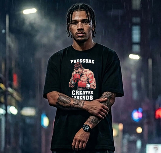 Pressure Creates Legends Boxing Tee