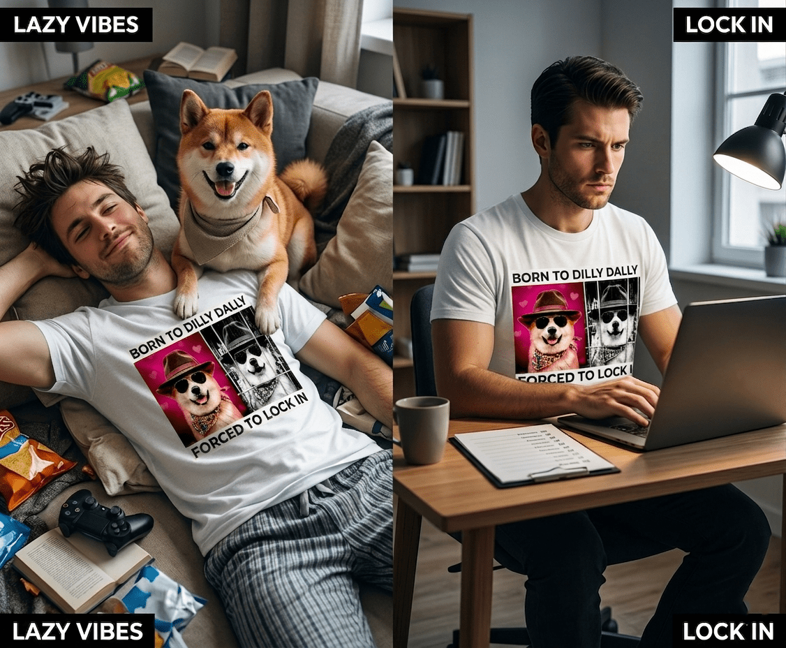 Born to Dilly Dally Graphic Tee