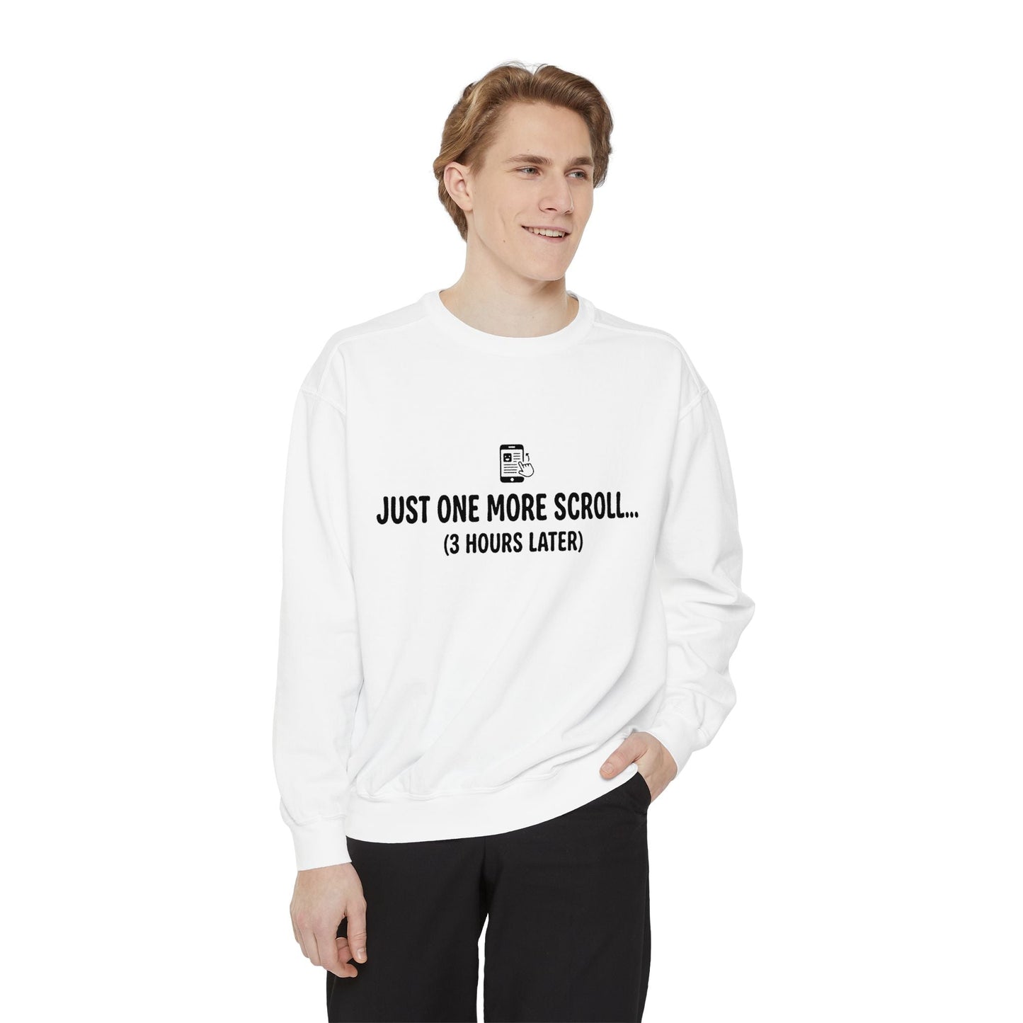 Just One More Scroll Crewneck