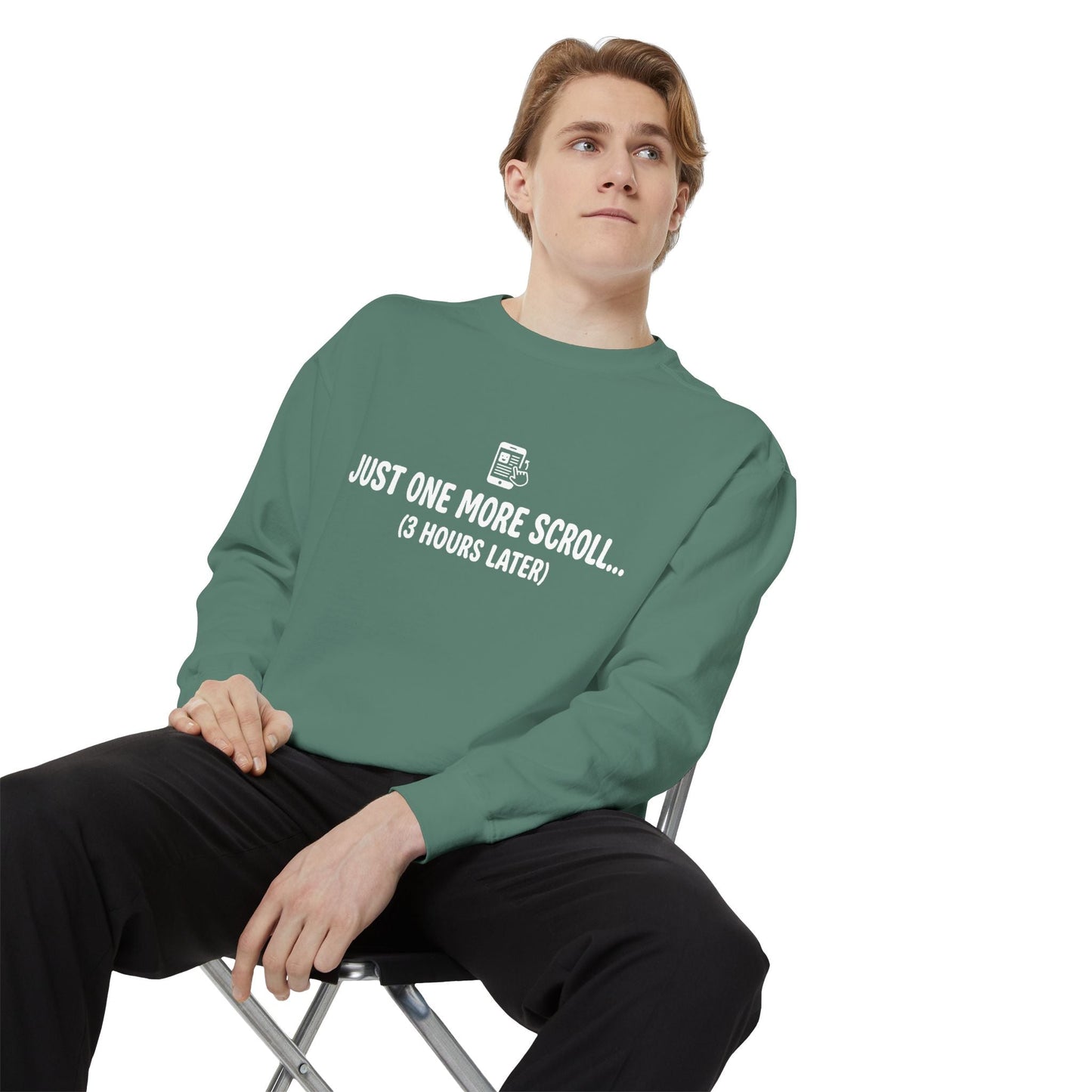 Just One More Scroll Crewneck