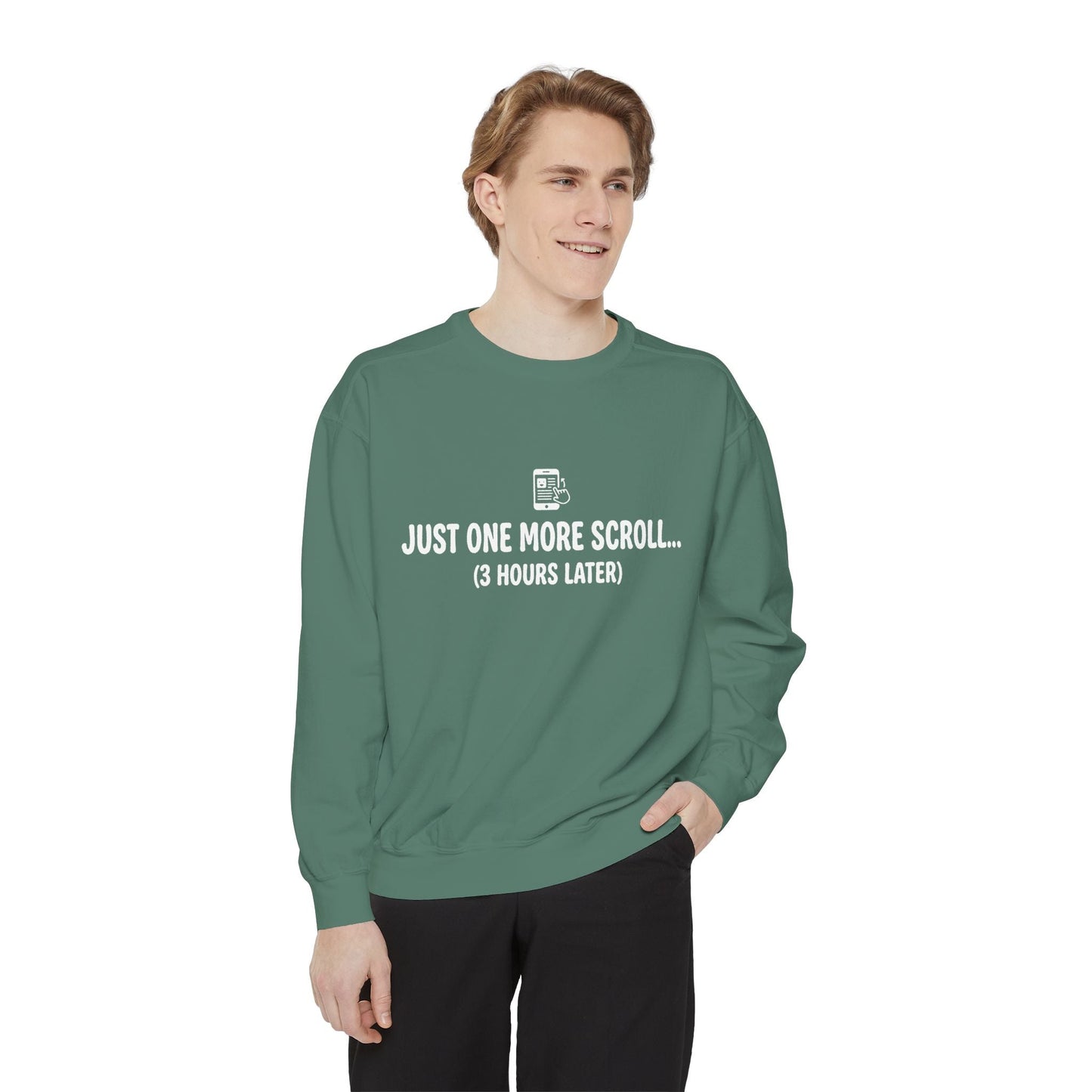 Just One More Scroll Crewneck