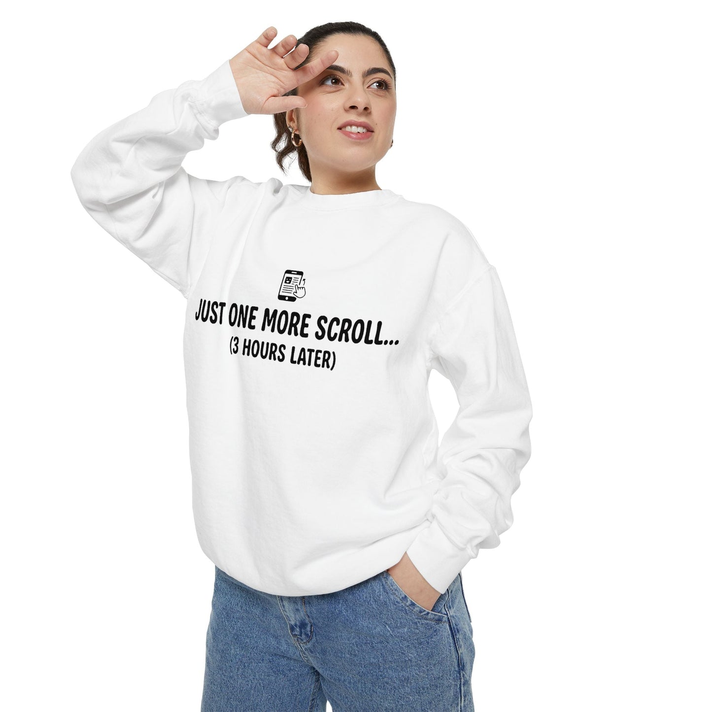 Just One More Scroll Crewneck