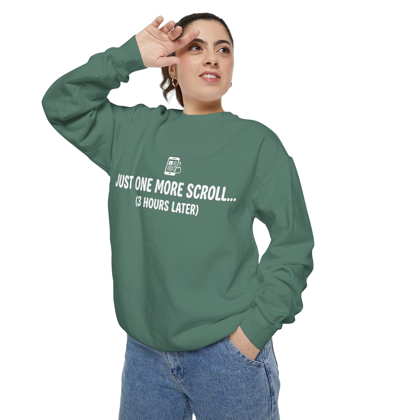 Just One More Scroll Crewneck