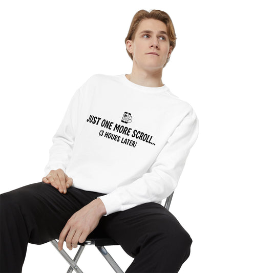 Just One More Scroll Crewneck