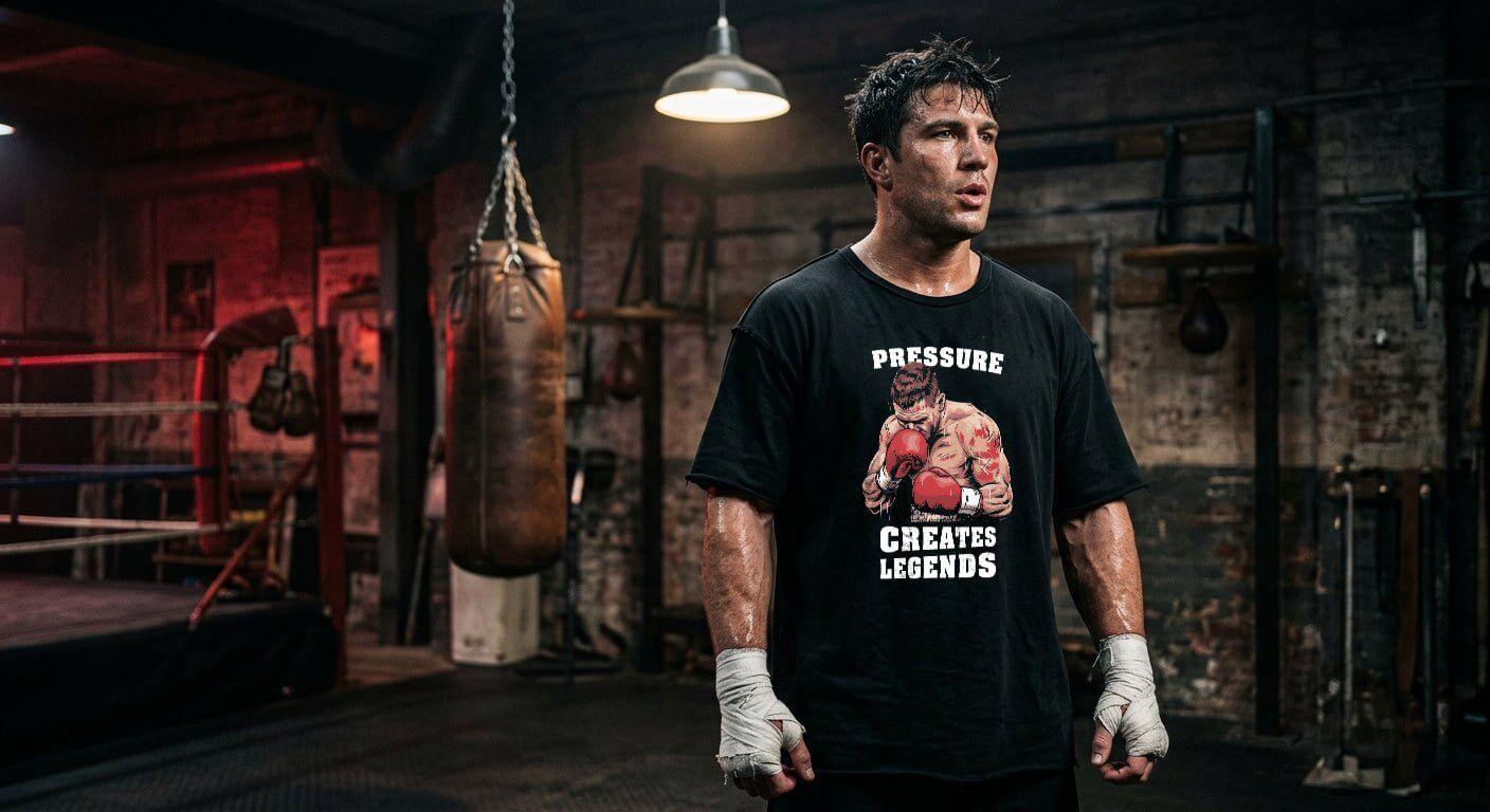 Pressure Creates Legends Boxing Tee